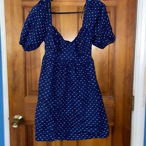NWOT polka dot summer mini dress